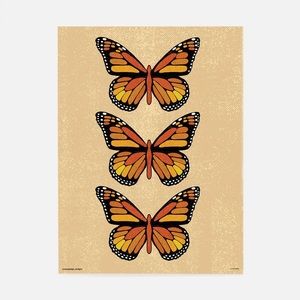 Stacked Monarch Butterflies Print By Corey Paige